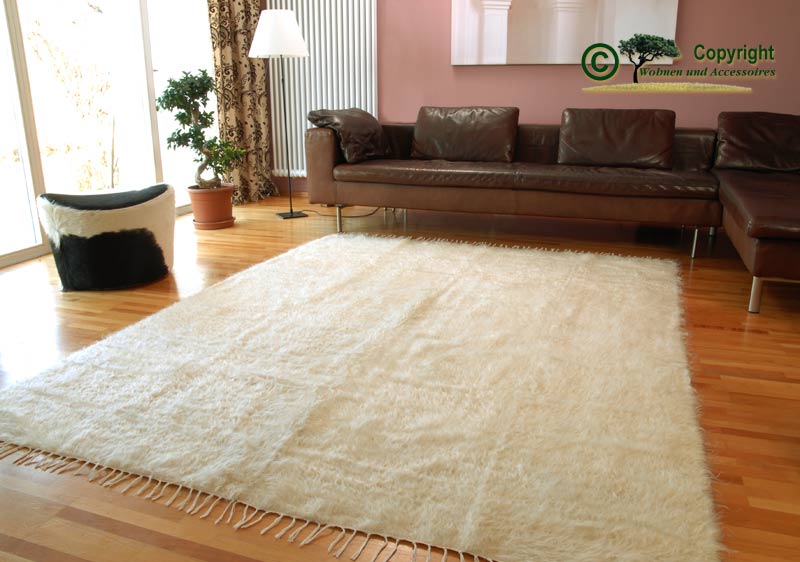 Ziegenhaarteppich Teppich Mohair Ziegenhaar weiß 240 eBay Ziegenhaarteppich Teppich Mohair Ziegenhaar weiß 240 eBay